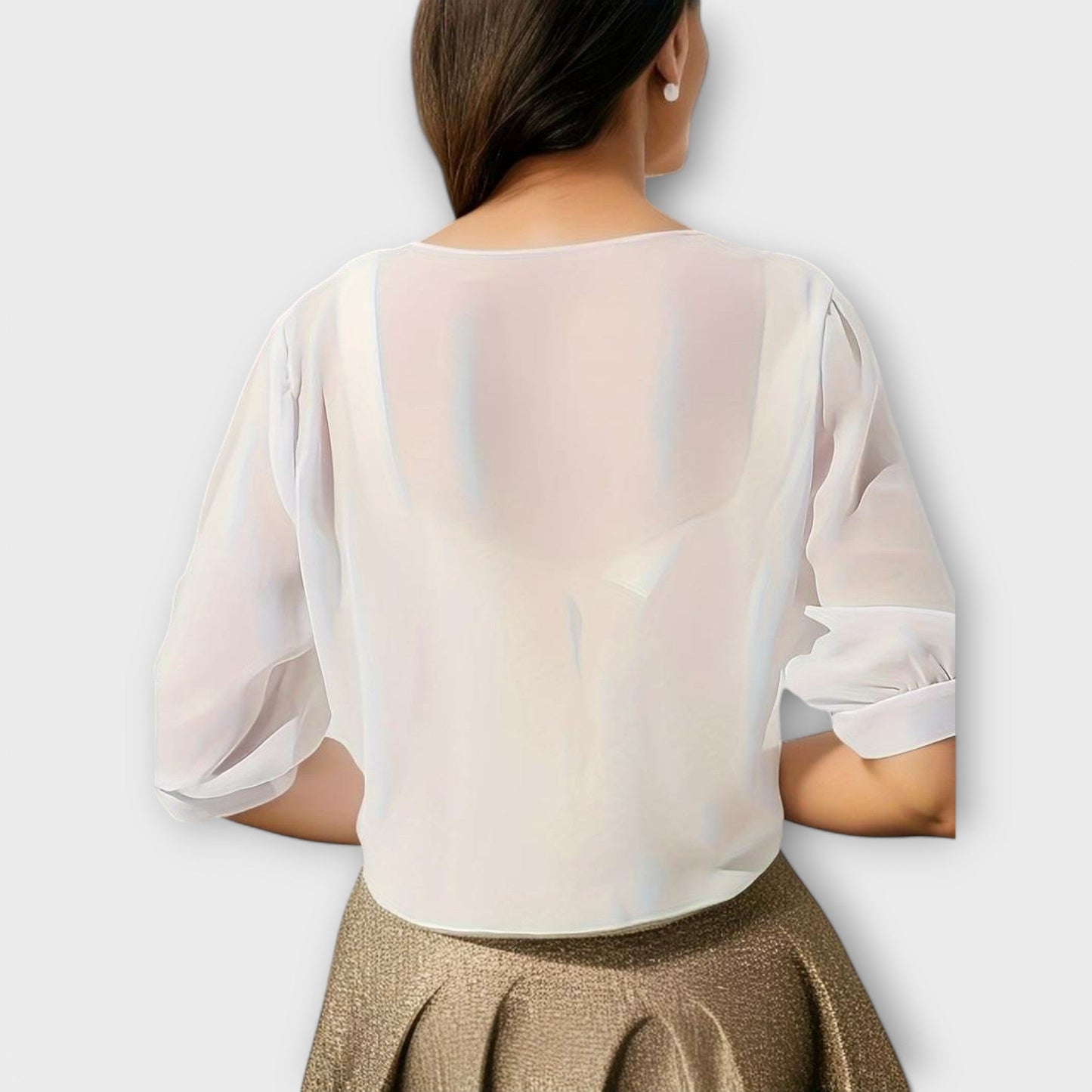 Olivia - Bluse mit offener Front