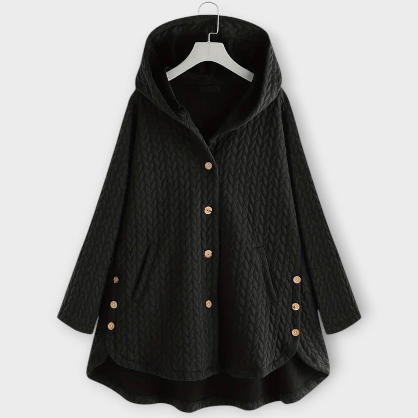 Leslie - Warme Knopfleistenjacke