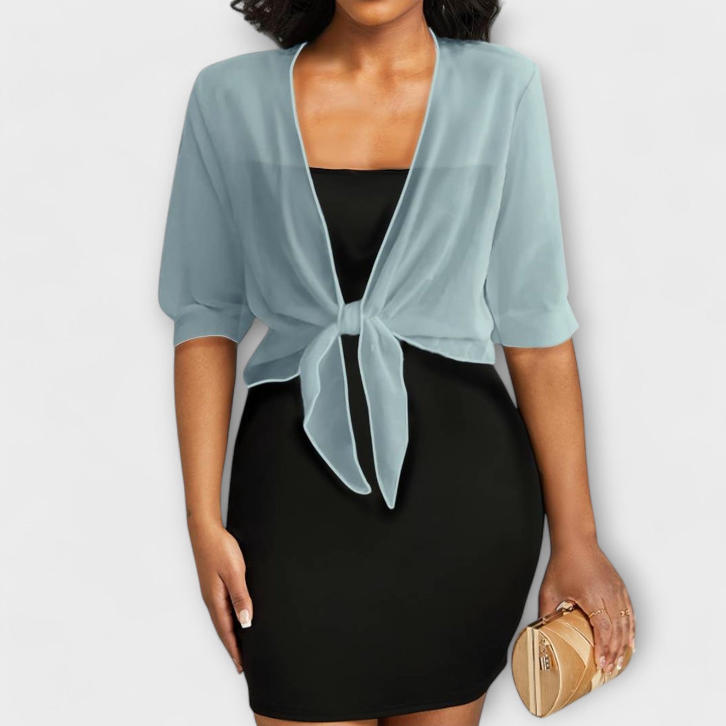 Olivia - Bluse mit offener Front