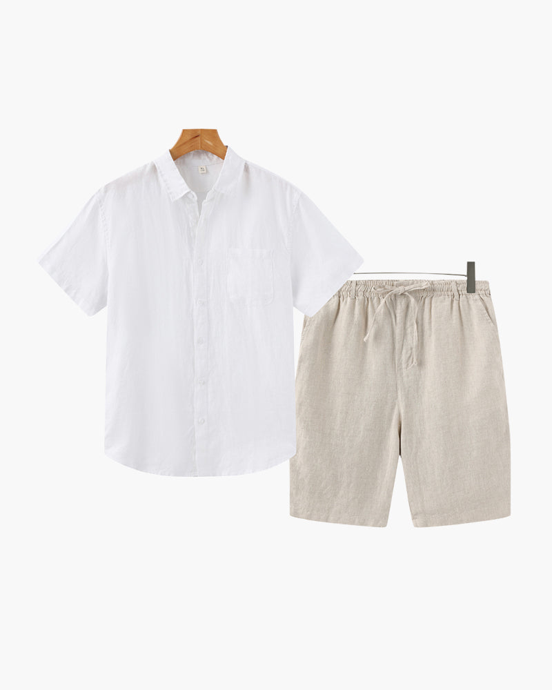 Altes Geld Leinen-Kombination (Shorts)