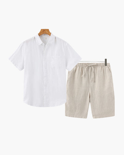 Altes Geld Leinen-Kombination (Shorts)