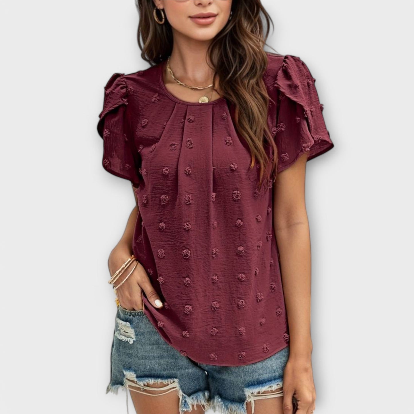 Charlotte - Die perfekte Polka Dot Bluse