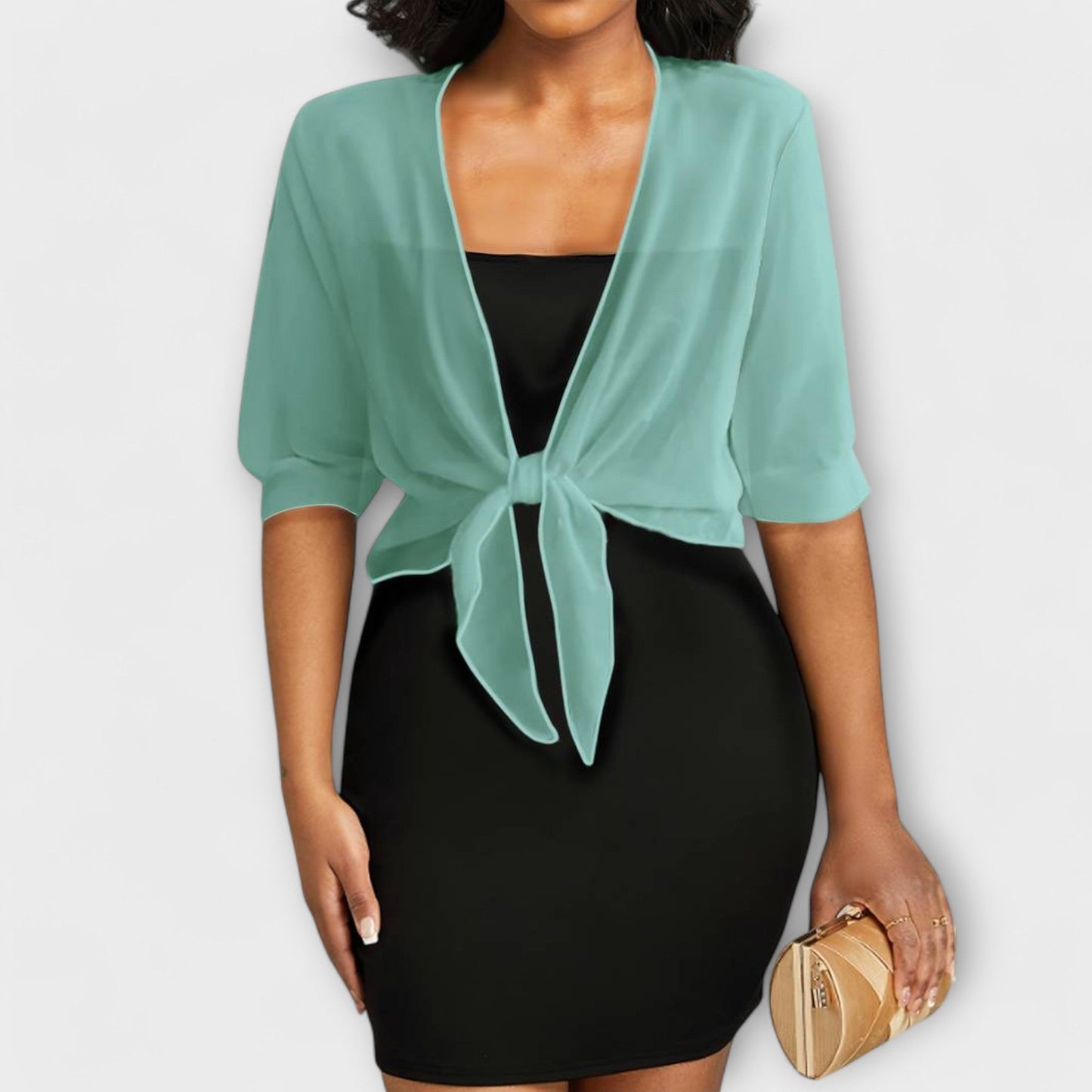 Olivia - Bluse mit offener Front