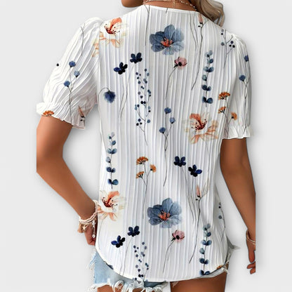 Emily - Modische Bluse mit V-Ausschnitt