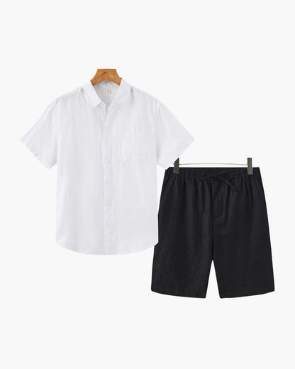 Altes Geld Leinen-Kombination (Shorts)