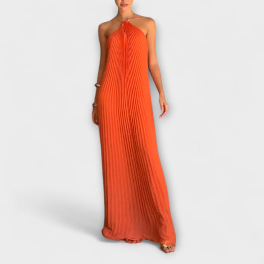 Mohn - Stylisches Kleid mit Faltenkragen