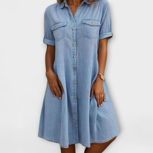 Lässiges A-Linien-Kleid