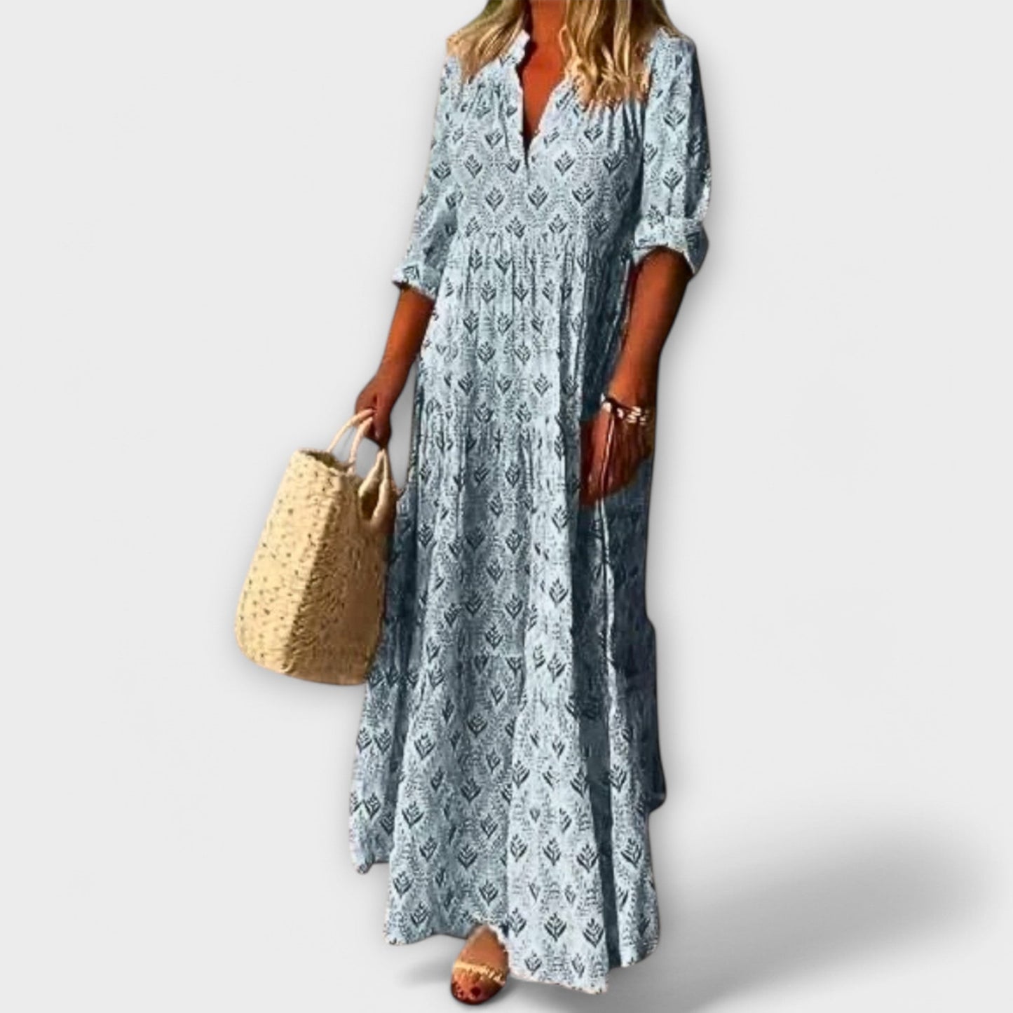 Sera - Stilvolles und Bequemes Frühlings-Maxikleid