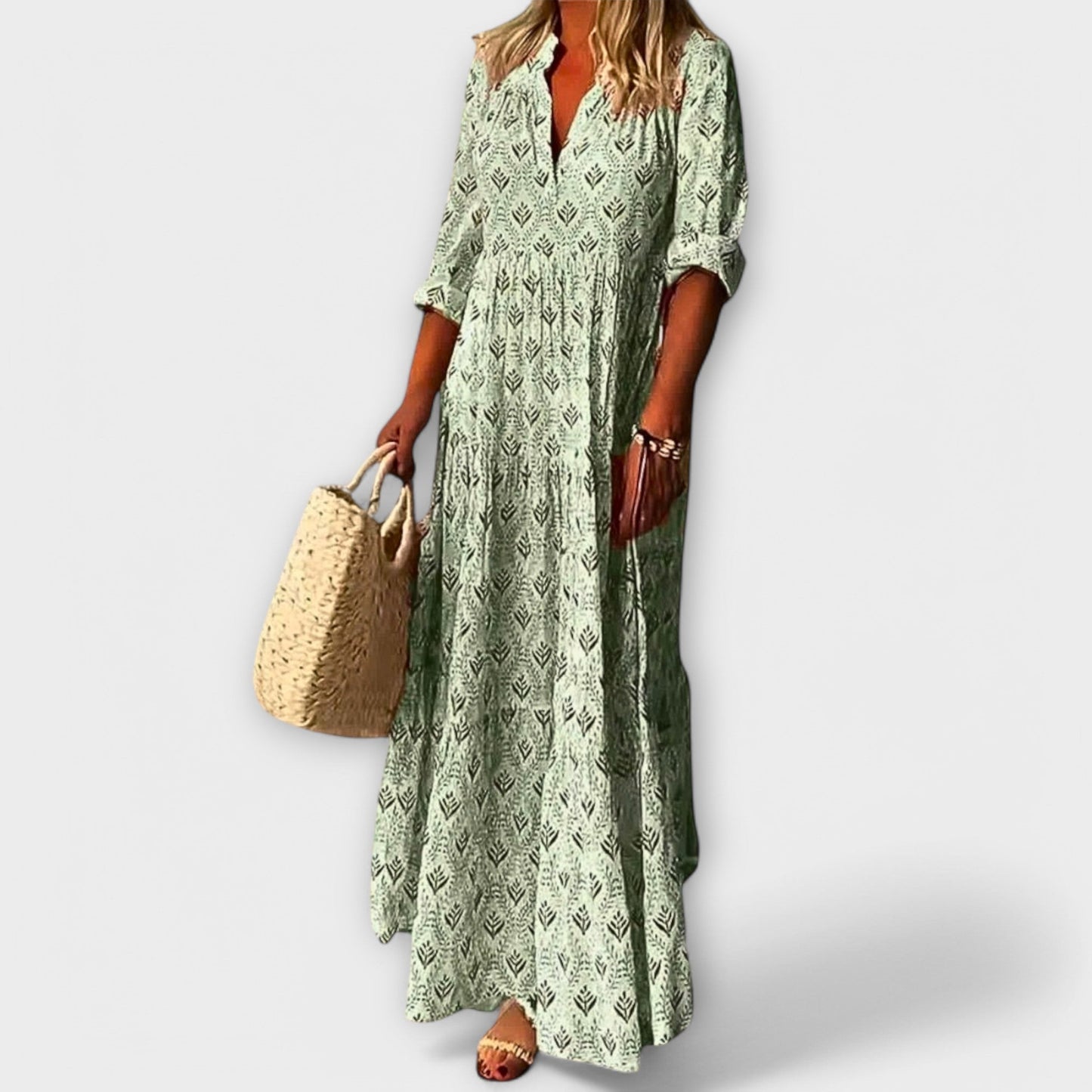 Sera - Stilvolles und Bequemes Frühlings-Maxikleid