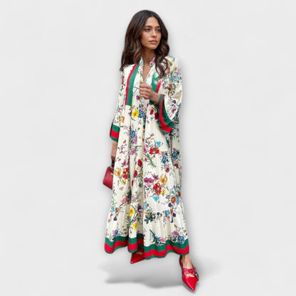 Oriana - Maxikleid mit Blumenmuster