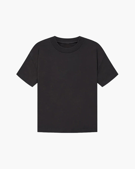 Verfeinertes Unifarben T-Shirt