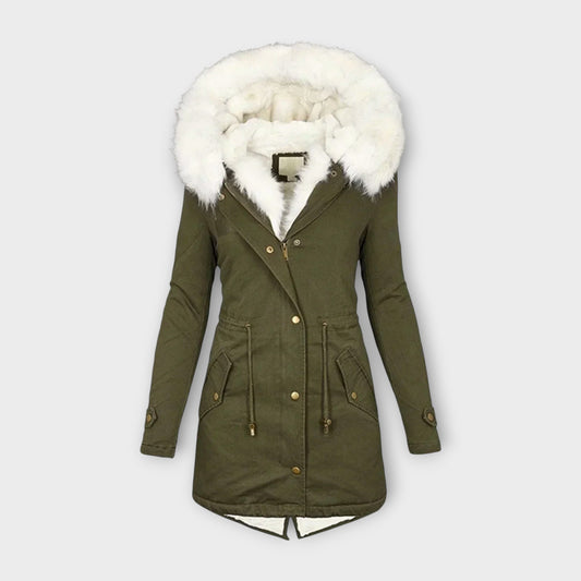 Ivara - Wasserfeste & mit Fell gefütterte Winterjacke