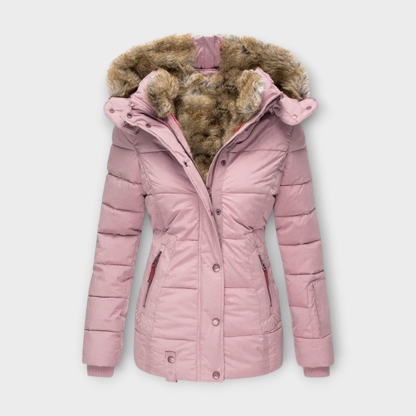 Emine - Gemütliche mit Fell gefütterte Jacke