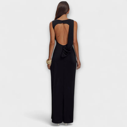 Rieke - Stilvolles Maxikleid mit Hohem Schlitz