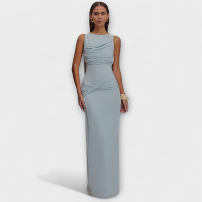 Rieke - Stilvolles Maxikleid mit Hohem Schlitz