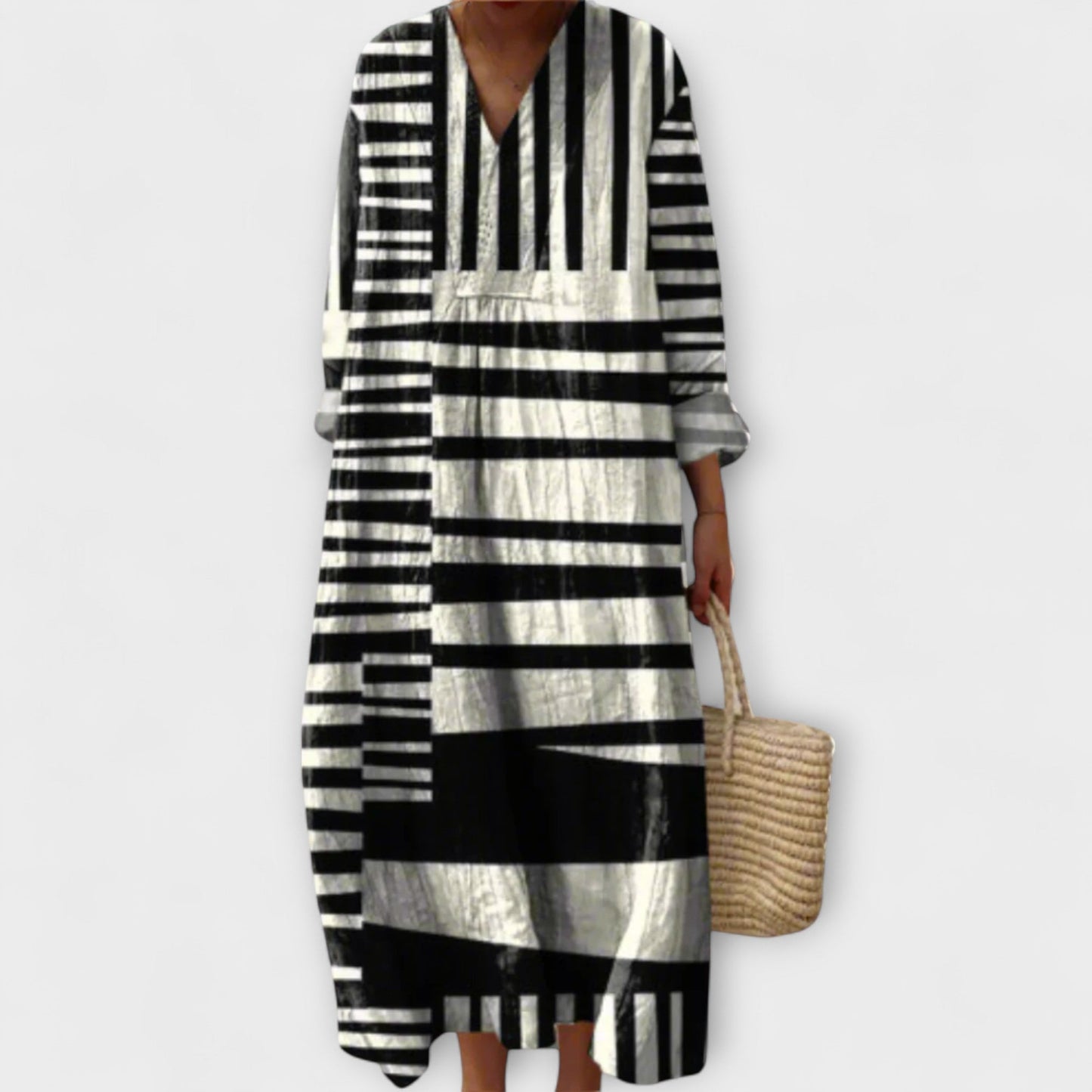 Doris - Stylisches Geometrisches Kleid