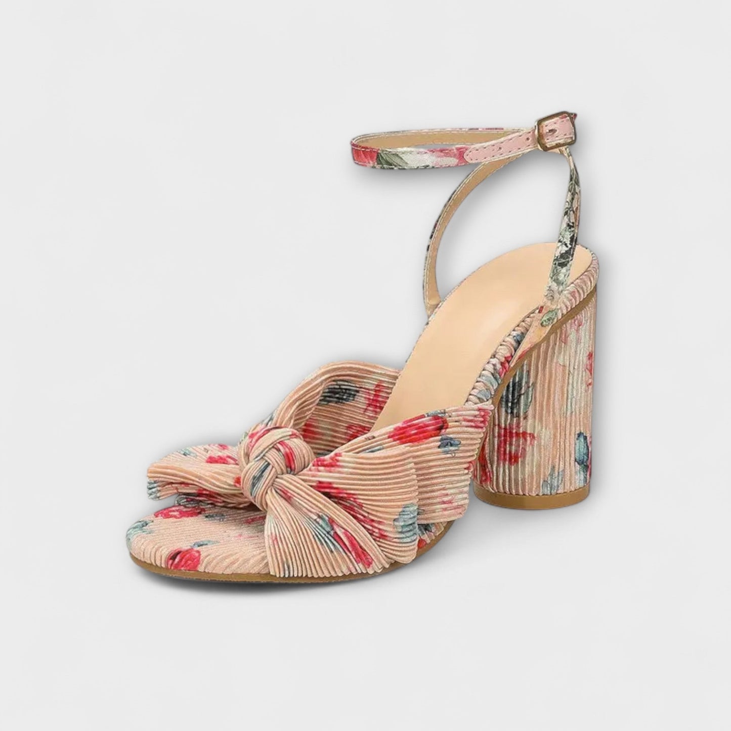 Gebühr - Sandalen mit dicker Schleife