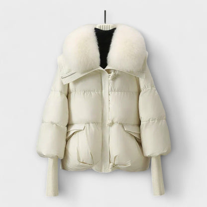 Lucyna - Elegante Jacke mit Fell