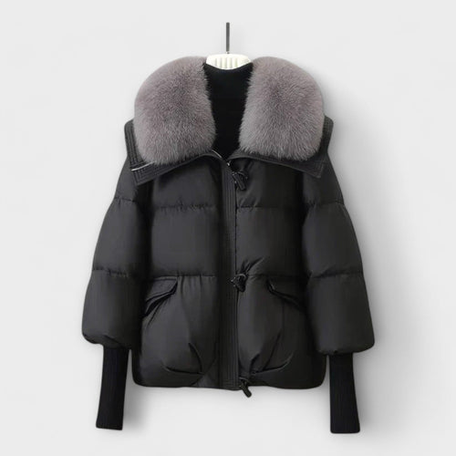 Lucyna - Elegante Jacke mit Fell