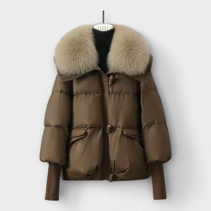 Lucyna - Elegante Jacke mit Fell
