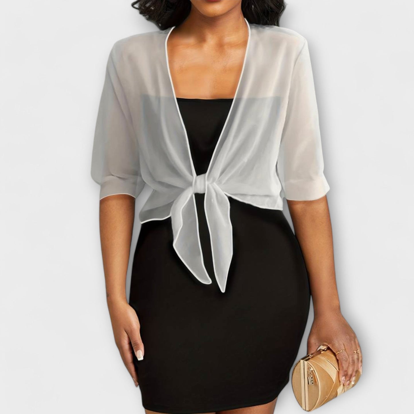 Olivia - Bluse mit offener Front