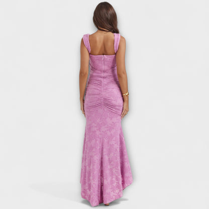 Renske - Langes Kleid mit elegantem und raffiniertem Korsett