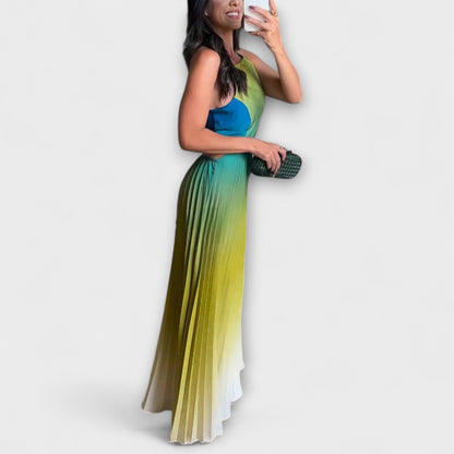 Haven - Stylisches Rückenfreies Tie-Dye Maxikleid