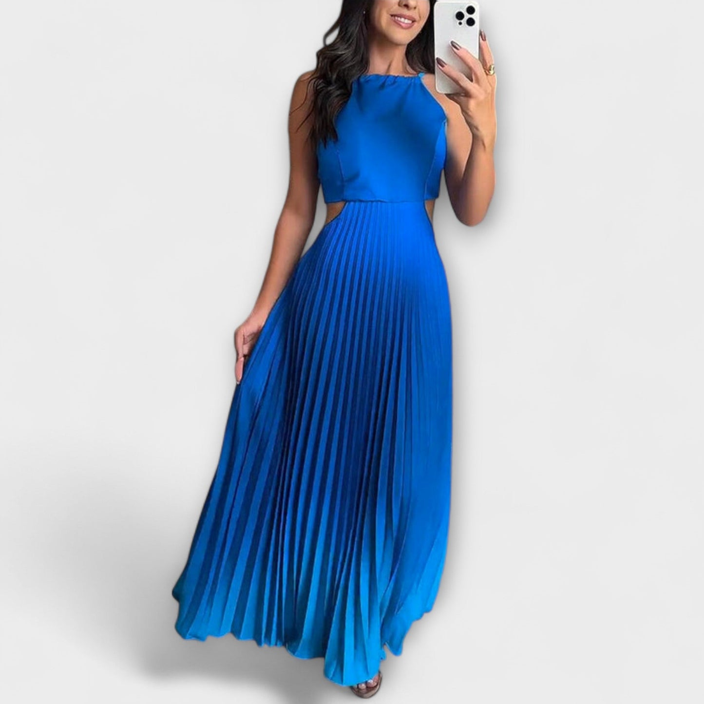 Haven - Stylisches Rückenfreies Tie-Dye Maxikleid