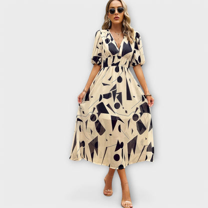 Mathilda - Stilvolles Midi-Kleid