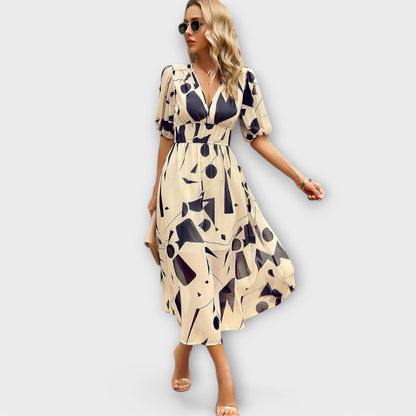 Mathilda - Stilvolles Midi-Kleid