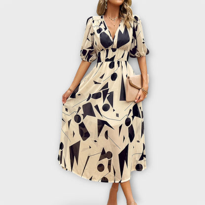 Mathilda - Stilvolles Midi-Kleid