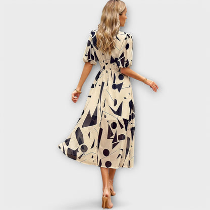 Mathilda - Stilvolles Midi-Kleid