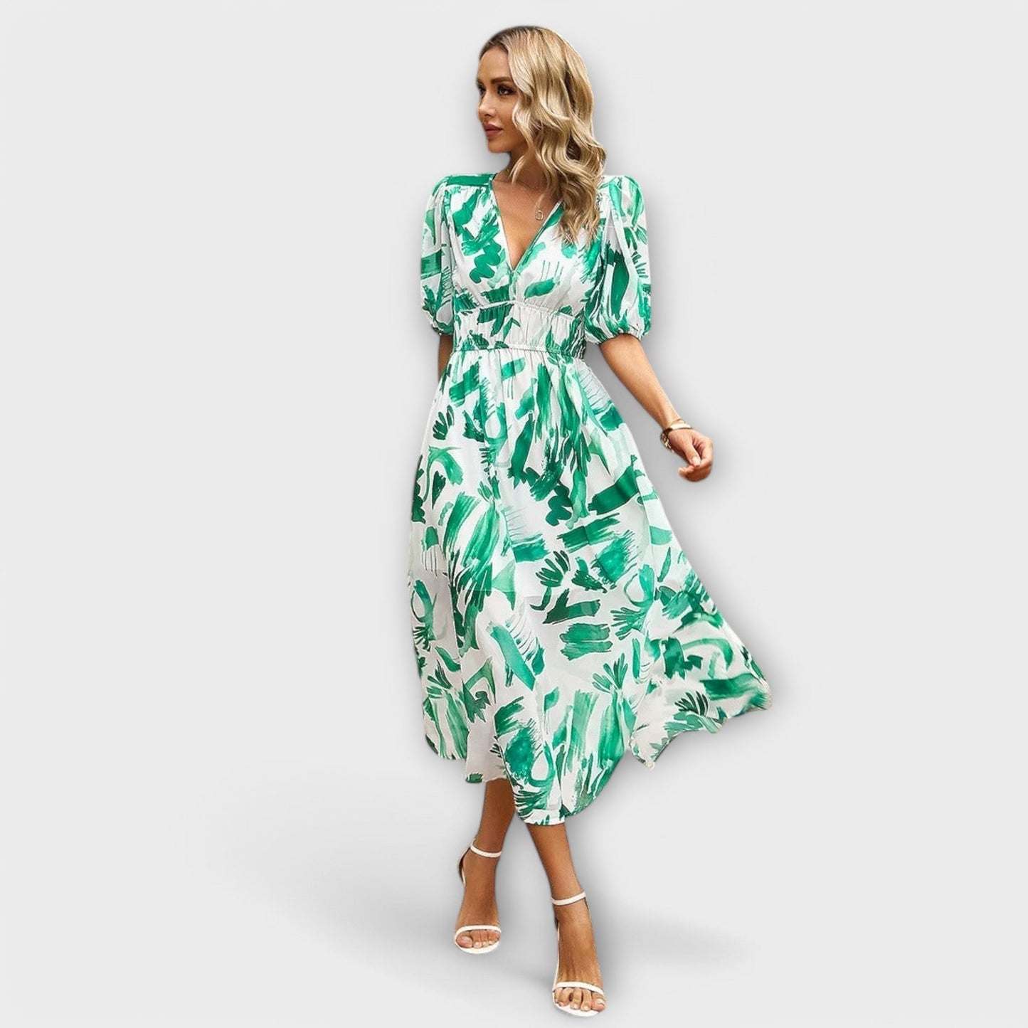 Mathilda - Stilvolles Midi-Kleid
