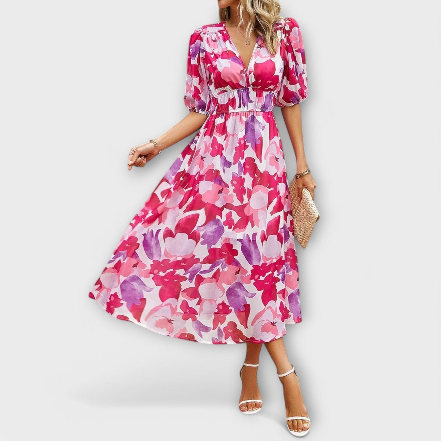 Mathilda - Stilvolles Midi-Kleid
