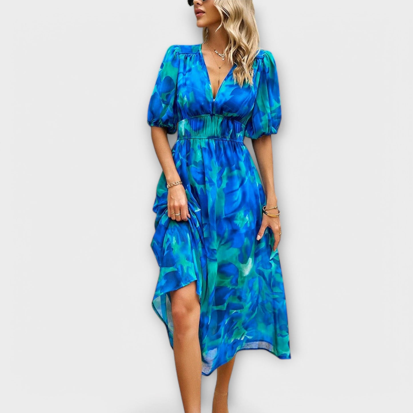Mathilda - Stilvolles Midi-Kleid