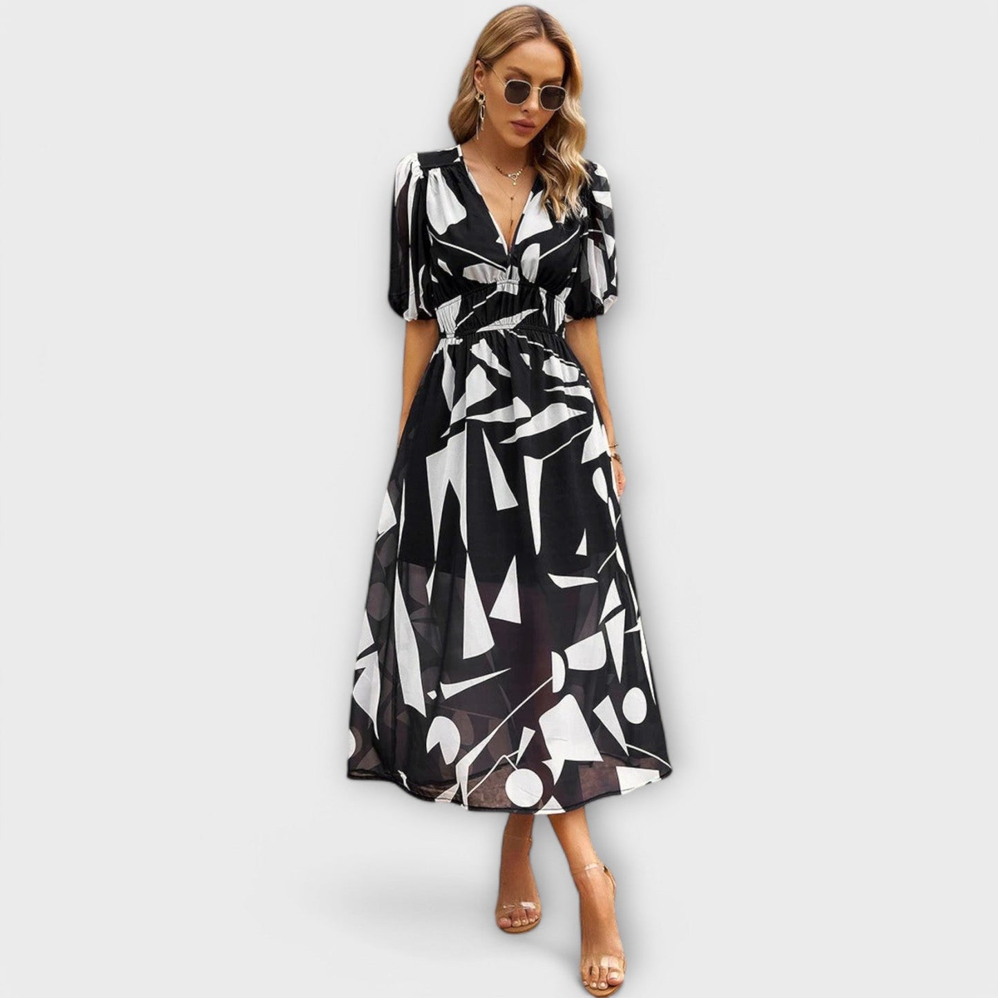 Mathilda - Stilvolles Midi-Kleid
