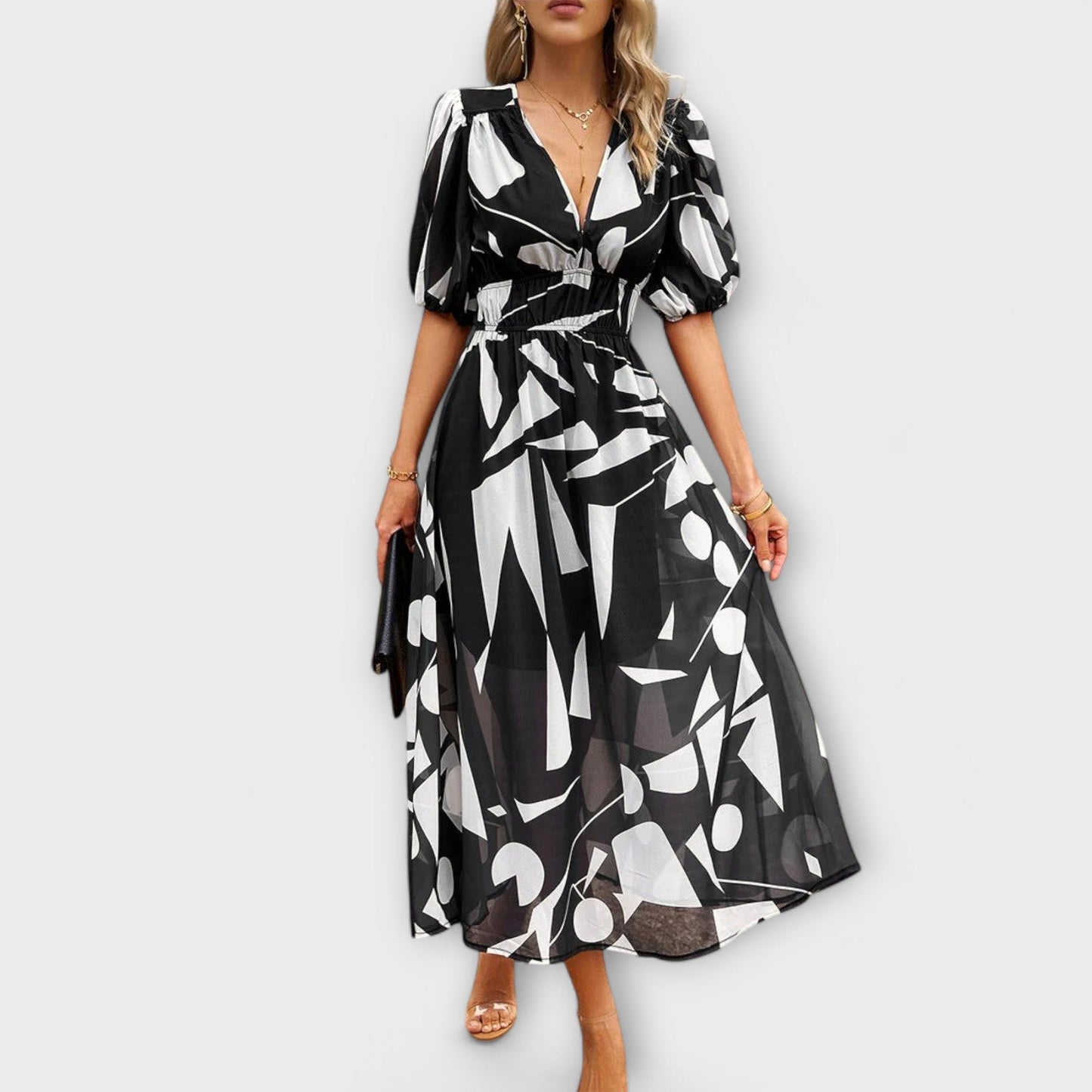 Mathilda - Stilvolles Midi-Kleid