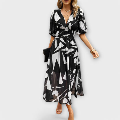 Mathilda - Stilvolles Midi-Kleid