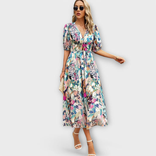 Mathilda - Stilvolles Midi-Kleid