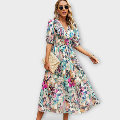 Mathilda - Stilvolles Midi-Kleid
