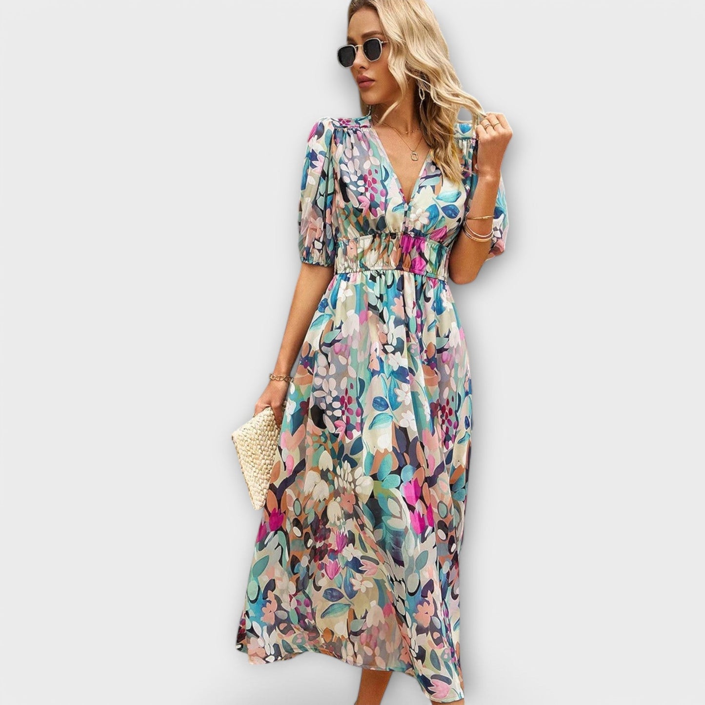 Mathilda - Stilvolles Midi-Kleid