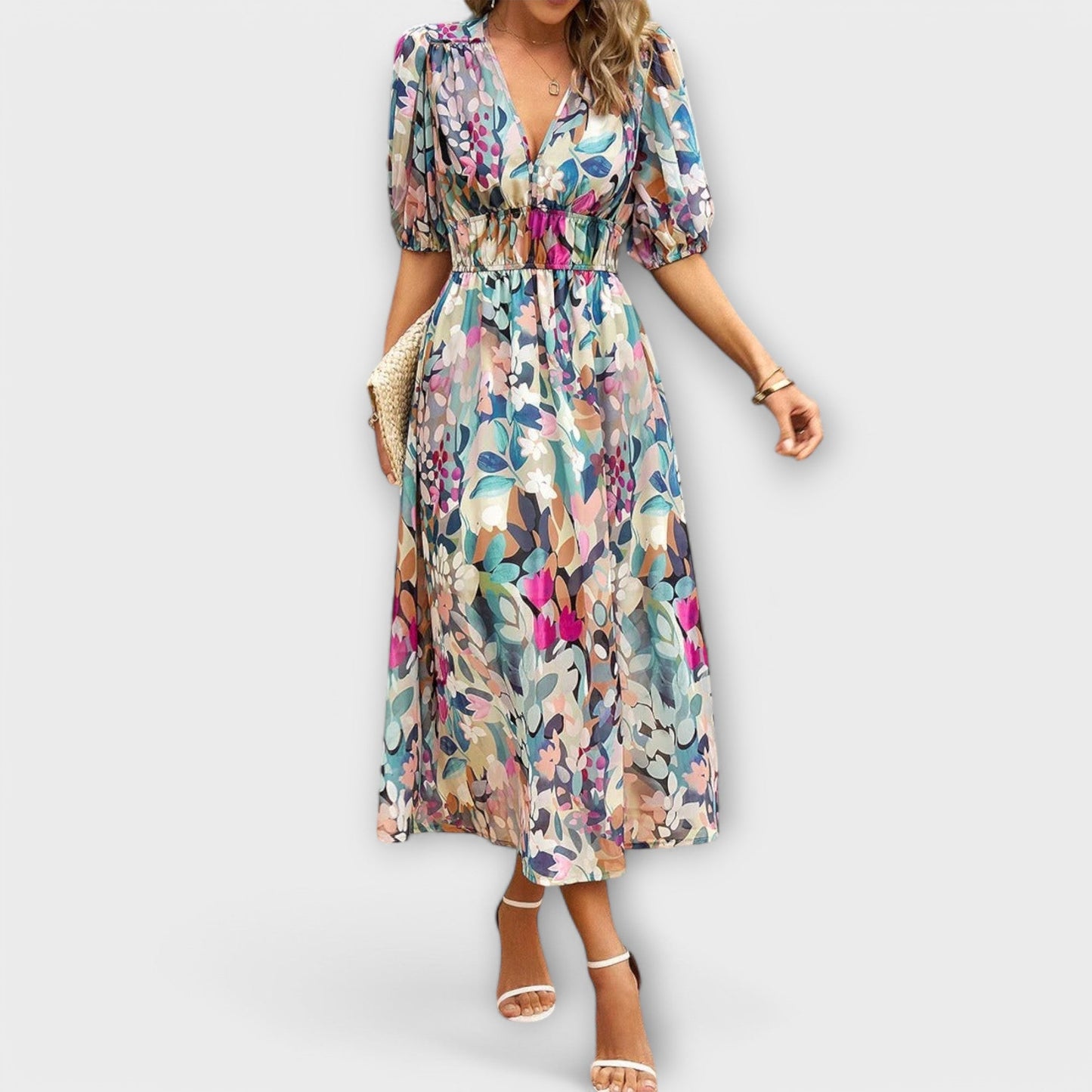 Mathilda - Stilvolles Midi-Kleid