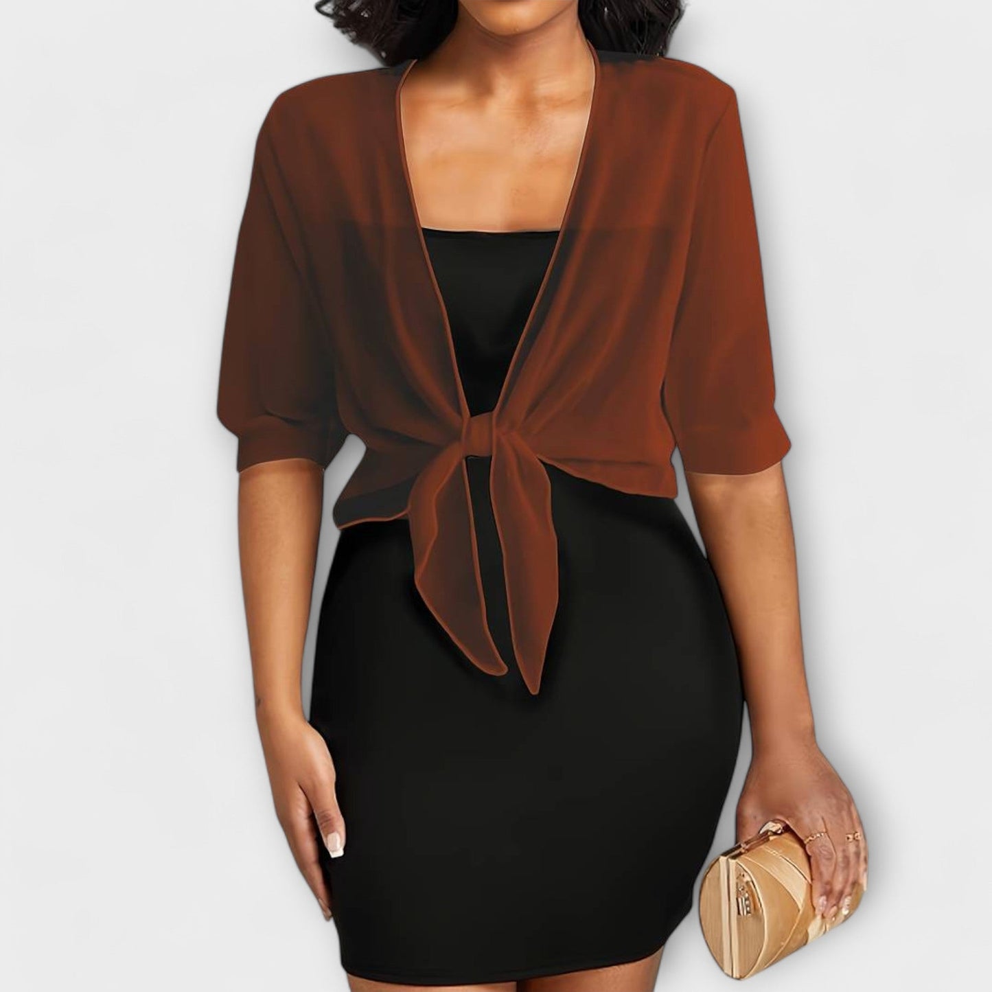 Olivia - Bluse mit offener Front