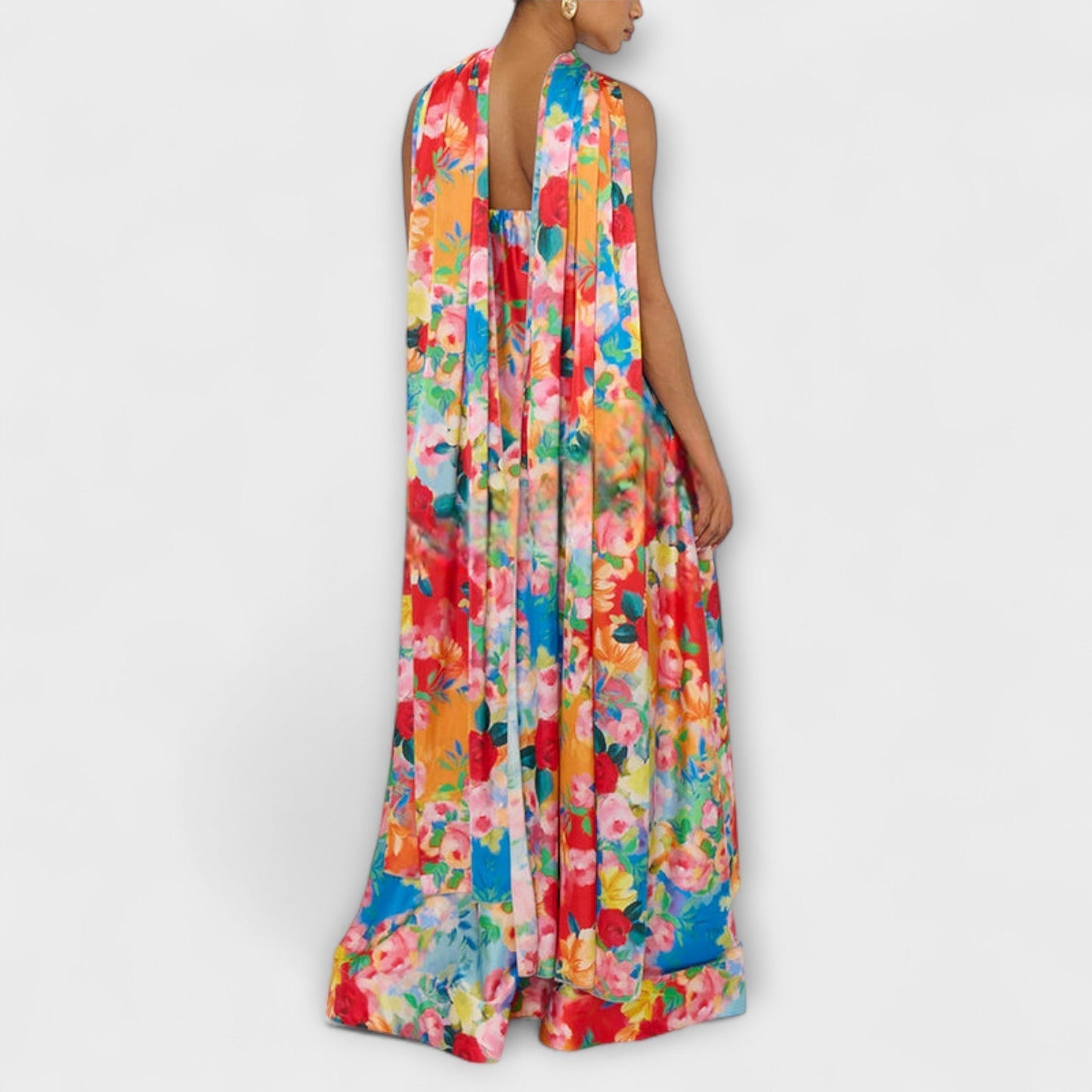 Harlow - Off-Shoulder Blumen-Maxikleid