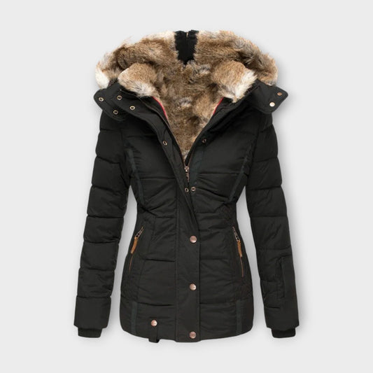 Emine - Gemütliche mit Fell gefütterte Jacke