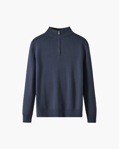 100% Merinowolle Zip-Up