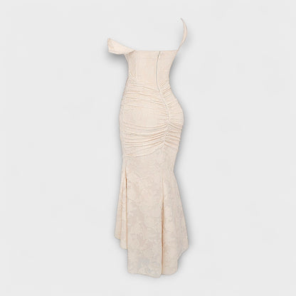 Renske - Langes Kleid mit elegantem und raffiniertem Korsett