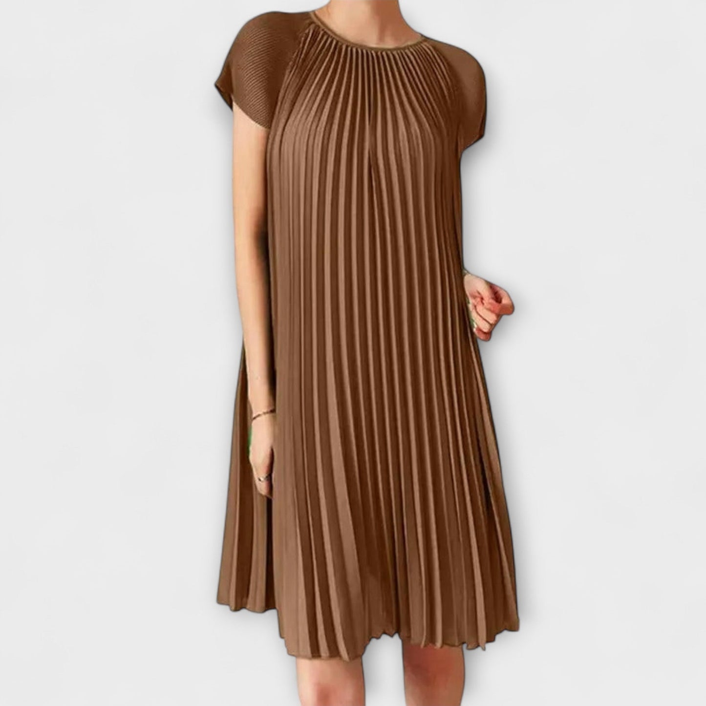 Elegantes Faltenkleid